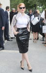 Jessica Chastain con un total look classic de Chanel