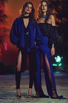 Conjuntos en tonos azules eléctricos y negros para la nueva colección SS17 de Balmain