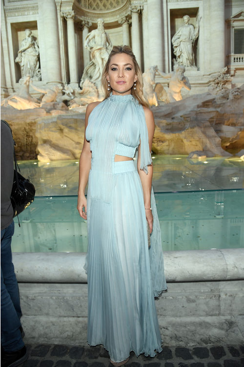 Kate Hudson en la presentación de la colección 'Legends & Fairy Tales' de Fendi en Roma