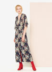 Vestido print floral estilo lencero de la nueva colección otoño/invierno 2016 de Uterqüe