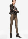Conjunto tonos bronce con cazadora y jeans de la nueva colección otoño/invierno 2016 de Uterqüe
