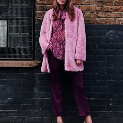 Abrigo de estilo bisón en rosa de la nueva colección de otoño/invierno 2016 de Primark