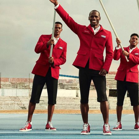 Nuevo uniforme olímpico de Cuba diseñado por Christian Louboutin