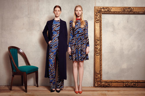 Mono y vestido de mismo estampado en la nueva colección otoño-invierno 2016/2017 de Dolores Promesas Heaven