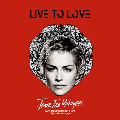 Sharon Stone colabora en 'Jeans for refugees'