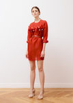 Vestido mini rojo de The 2nd Skin Co primavera/verano 2017