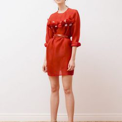 Vestido mini rojo de The 2nd Skin Co primavera/verano 2017