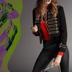 Nadja Bender con un total look de Pinko otoño/invierno 2016/2017