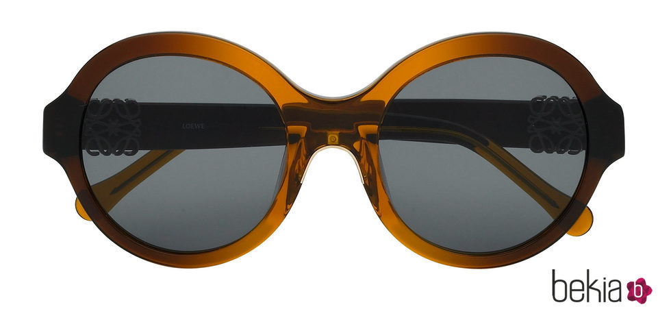 Gafas de sol marrones de Loewe otoño/invierno 2016/2017