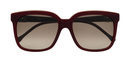 Gafas de sol burdeos de Loewe otoño/invierno 2016/2017