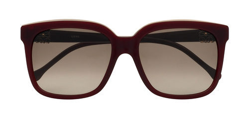 Gafas de sol burdeos de Loewe otoño/invierno 2016/2017