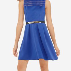 Vestido azul de vuelo de Eva Longoria para The Limited
