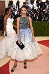 Adriana Lima con un vestido de Valli
