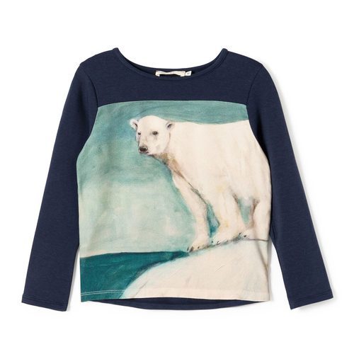 Camiseta de oso polar de Nice Things Mini otoño/invierno 2016/2017