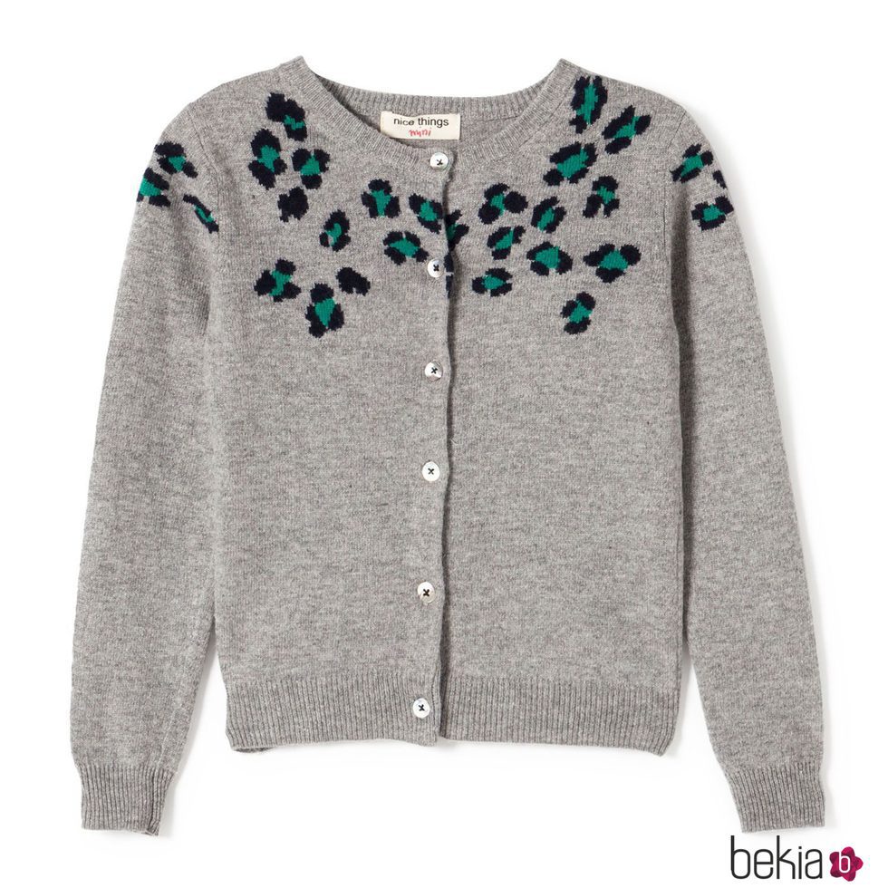 Jersey animal print de Nice Things Mini otoño/invierno 2016/2017