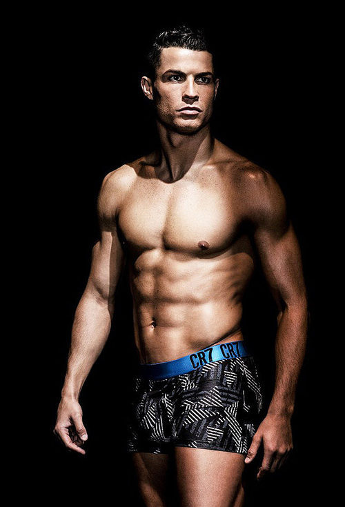 Cristiano Ronaldo en la campaña de su colección otoño/invierno 2016/2017