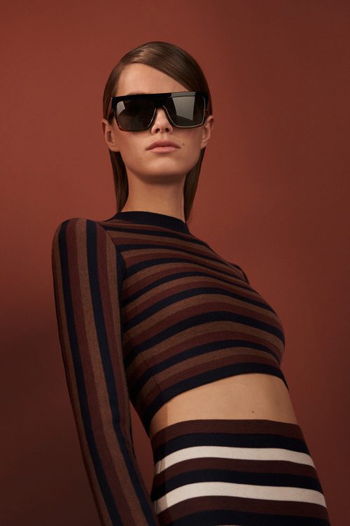Gafas de sol cuadradas de Victoria Beckham otoño/invierno 2016/2017