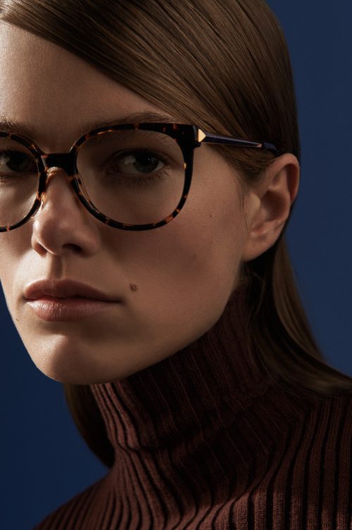 Gafas ovaladas de Victoria Beckham otoño/invierno 2016/2017