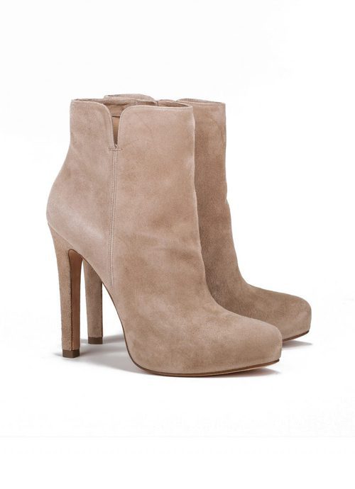 Botines color arena de Pura López otoño/invierno 2016/2017
