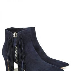 Botines con flecos de Pura López otoño/invierno 2016/2017