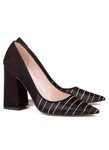 Zapatos de tacón ancho de Pura López otoño/invierno 2016/2017