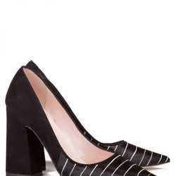 Zapatos de tacón ancho de Pura López otoño/invierno 2016/2017