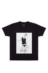 Camiseta negra de Kate Moss y Calvin Klein