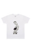 Camiseta blanca de Kate Moss para Calvin Klein y Opening Ceremony