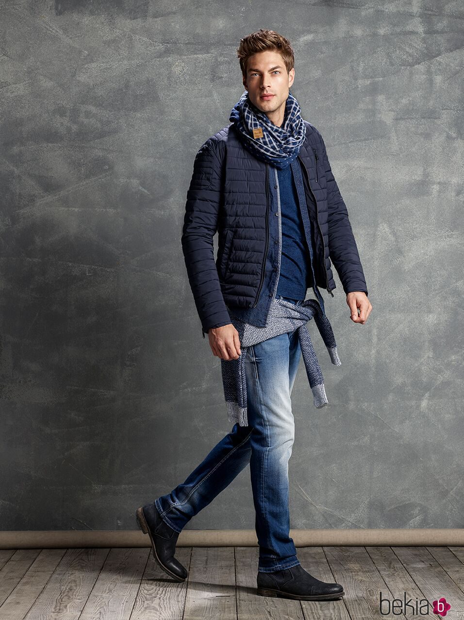 Chaqueta azul de Salsa otoño/invierno 2016/2017