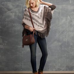 Poncho étnico de Salsa otoño/invierno 2016/2017