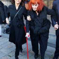 Sonia Rykiel con su hija Nathalie Rykiel