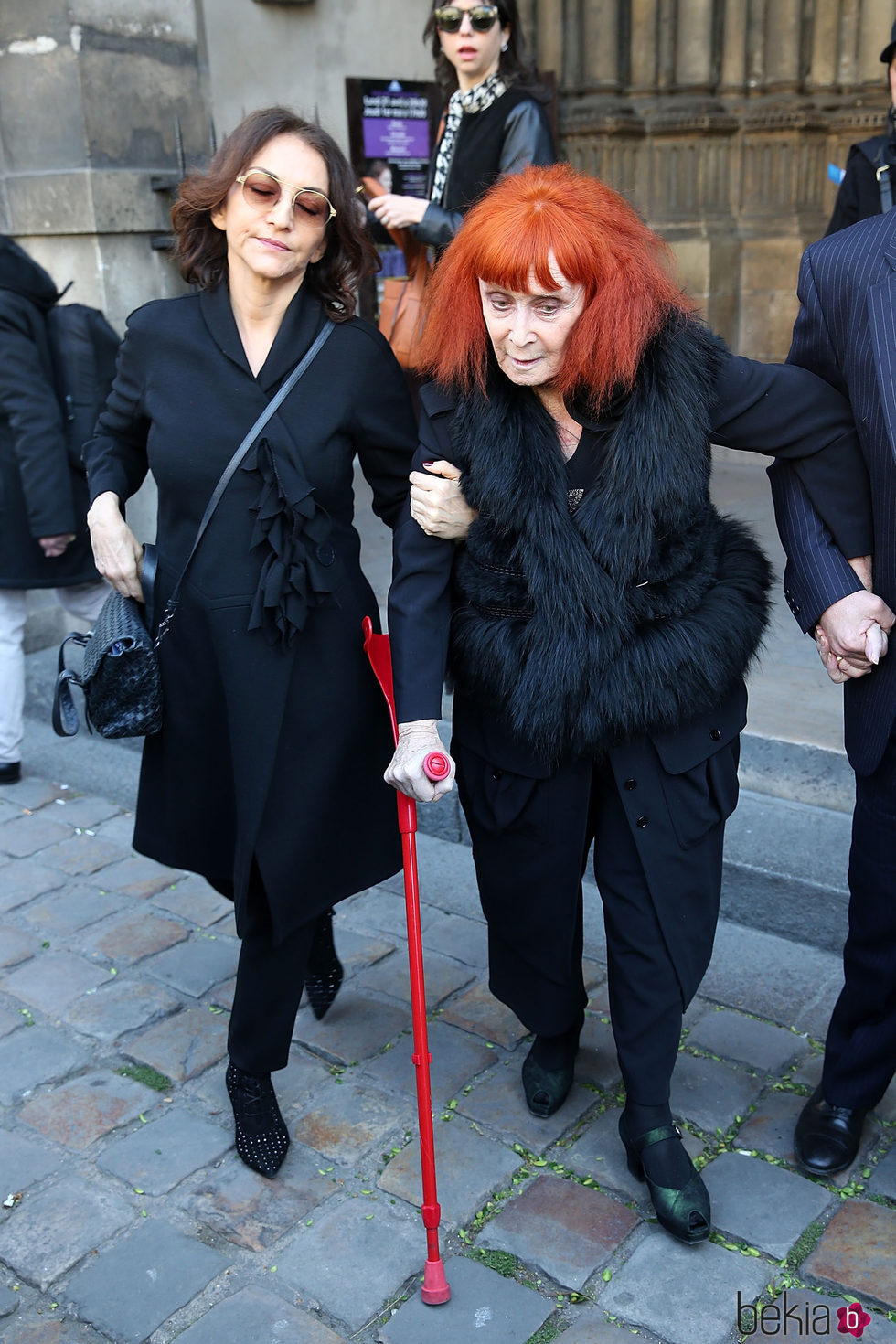 Sonia Rykiel con su hija Nathalie Rykiel