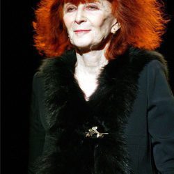 Sonia Rykiel en un desfile de su firma