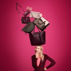 Dree Hemingway con bolsos de Accessorize otoño/invierno 2016/2017