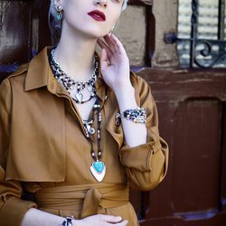 Collares de cristal de murano de Ciclón otoño/invierno 2016/2017