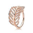 Anillo de hoja rosa de Pandora otoño/invierno 2016/2017