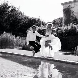 Jon Kortajarena y Romee Strijd para Pronovias colección 2017