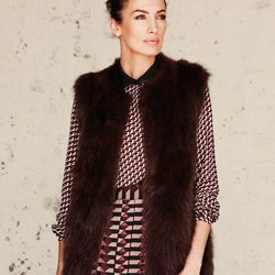 Nieves Álvarez vestida de Trucco colección otoño/invierno 2016/2017