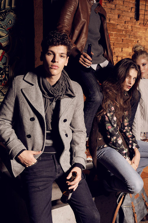 Chaqueta gris de Lois otoño/invierno 2016/2017