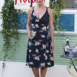 Sara Carbonero en el décimo aniversario de Bodegas Protos
