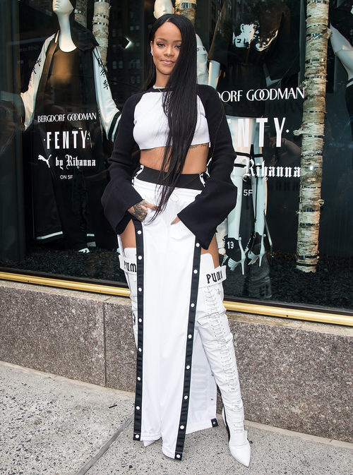 Rihanna en la presentación de su colección 'Fenty Puma'