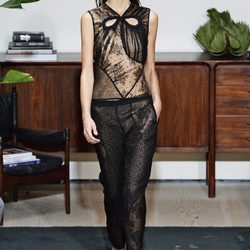 Look de encaje de Jason Wu primavera/verano 2017 en la Semana de la Moda de Nueva York