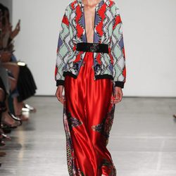 Chaqueta geométrica Custo Barcelona de la colección primavera/verano 2017 en Nueva York Fashion Week