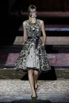 Vestido vaporoso de Ana Locking colección primavera/verano 2017 en la Madrid Fashion Week