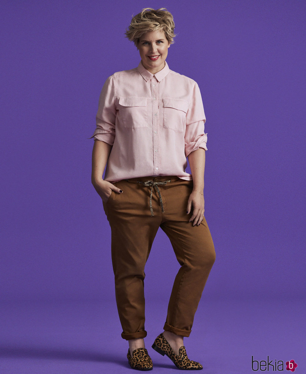 Tania Llasera para la colección curvy Violeta by Mango