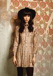 Vestido con un divertido estampado de Dolores Promesas otoño/invierno 2016/2017