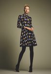 Vestido negro de Dolores Promesas colección otoño/invierno 2016/2017