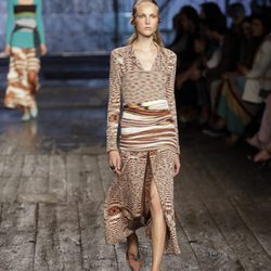 Vestido largo animal print de Missoni colección primavera/verano 2017 en Milán Fashion Week