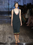Vestido largo negro de Missoni colección primavera/verano 2017 en Milán Fashion Week