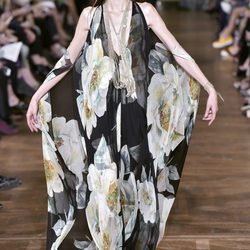 Vesitdo floral de Lanvin primavera/verano 2017 en la París Fashion Week
